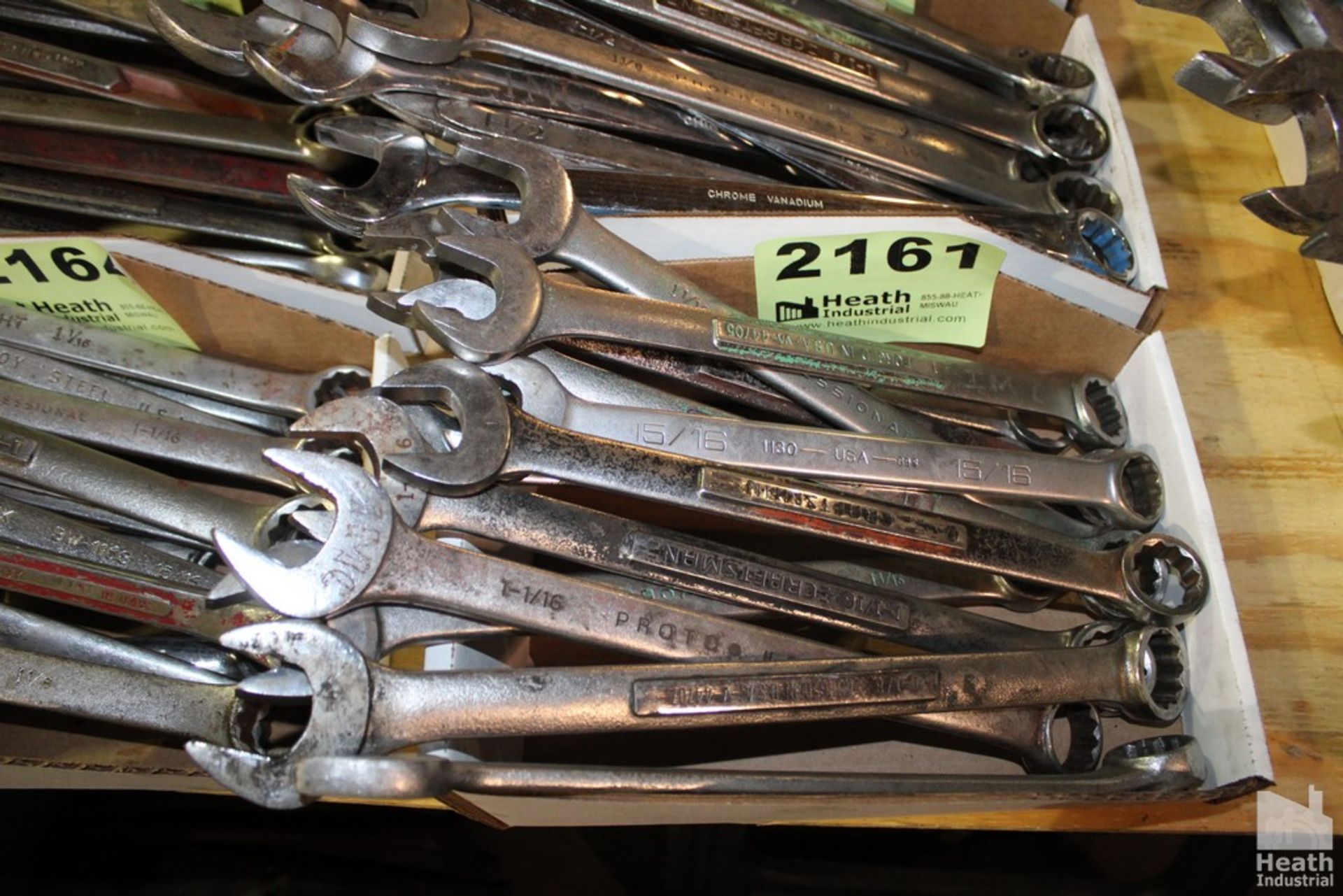 (12) LARGE MACHINE WRENCHES