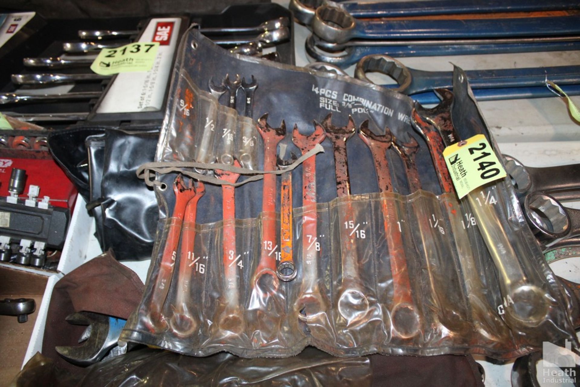 WRENCH SET 3/8" TO 1-1/4"