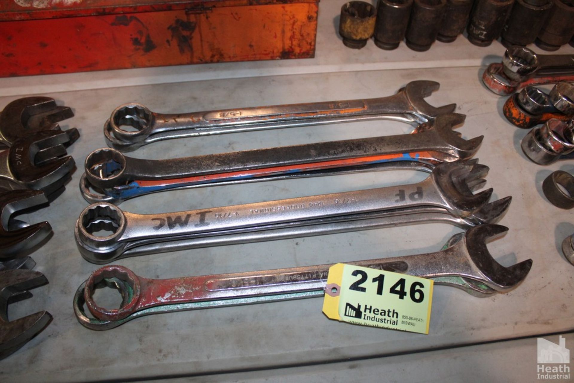 (10) LARGE COMBINATION WRENCHES