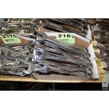 (12) LARGE MACHINE WRENCHES