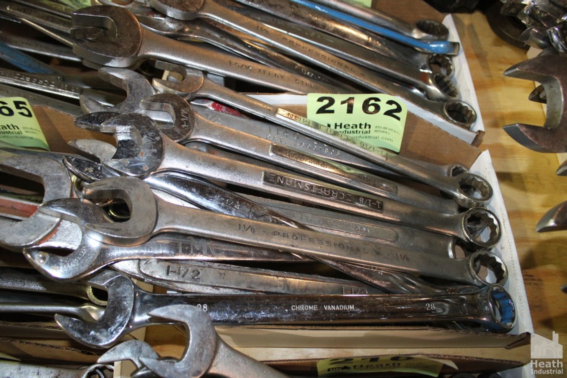 (12) LARGE MACHINE WRENCHES