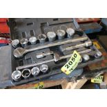 3/4" DRIVE SOCKET SET WITH RATCHET AND BREAKER BAR