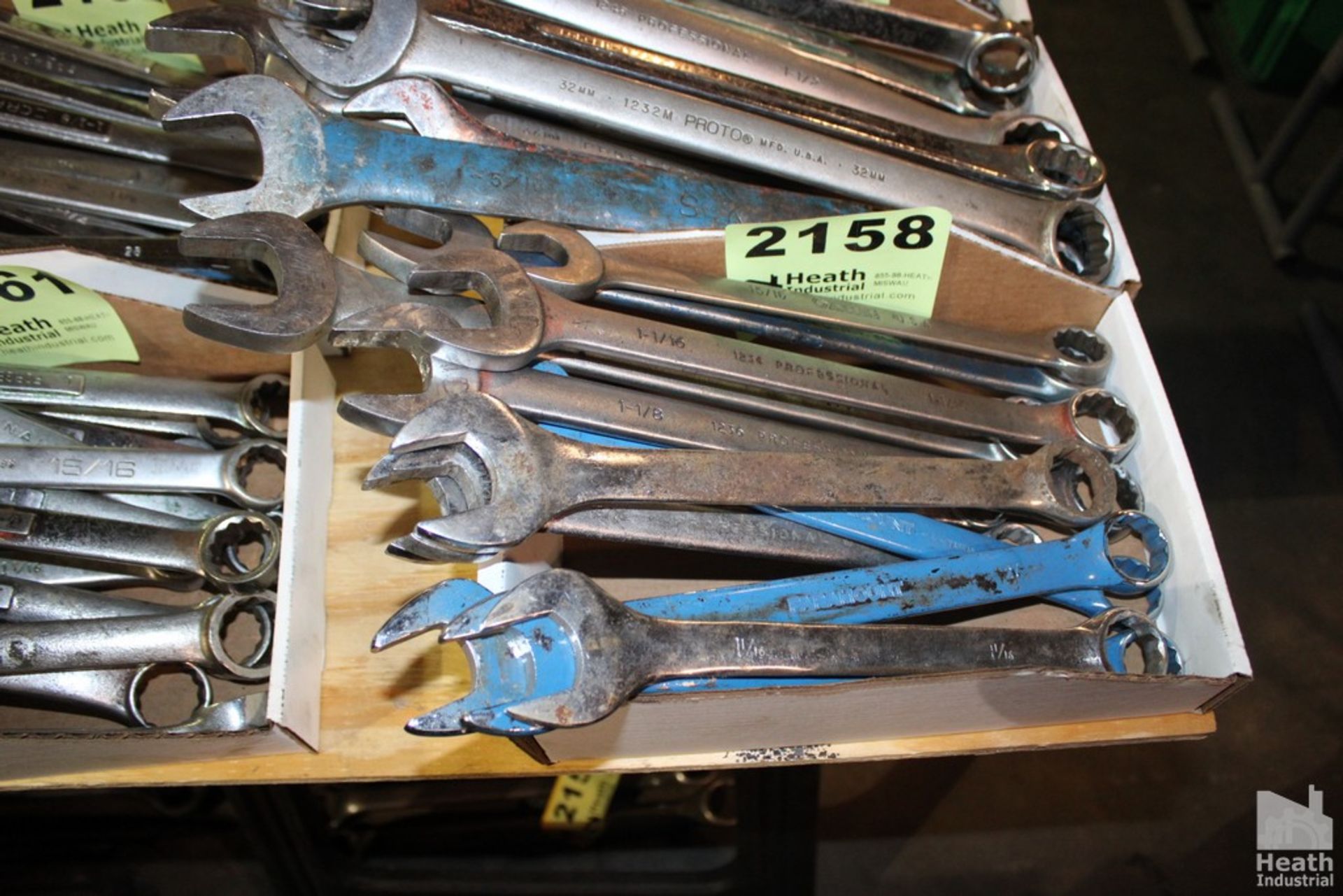 (12) LARGE MACHINE WRENCHES