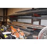 CANTILEVER STEEL RACK APPROX. 12' WIDE BY 8' HIGH WELDED