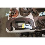 (2) WELDING CLAMPS 10" AND 4"