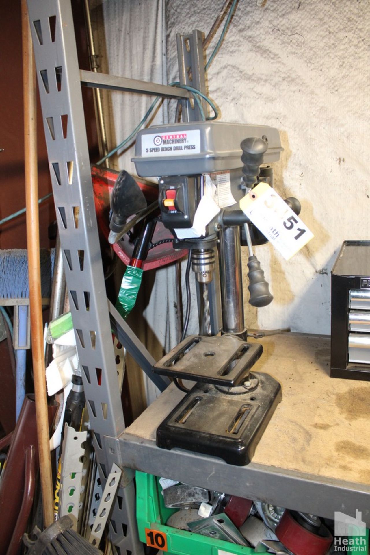 CENTRAL MACHINERY 5 SPEED BENCH TOP DRILL PRESS