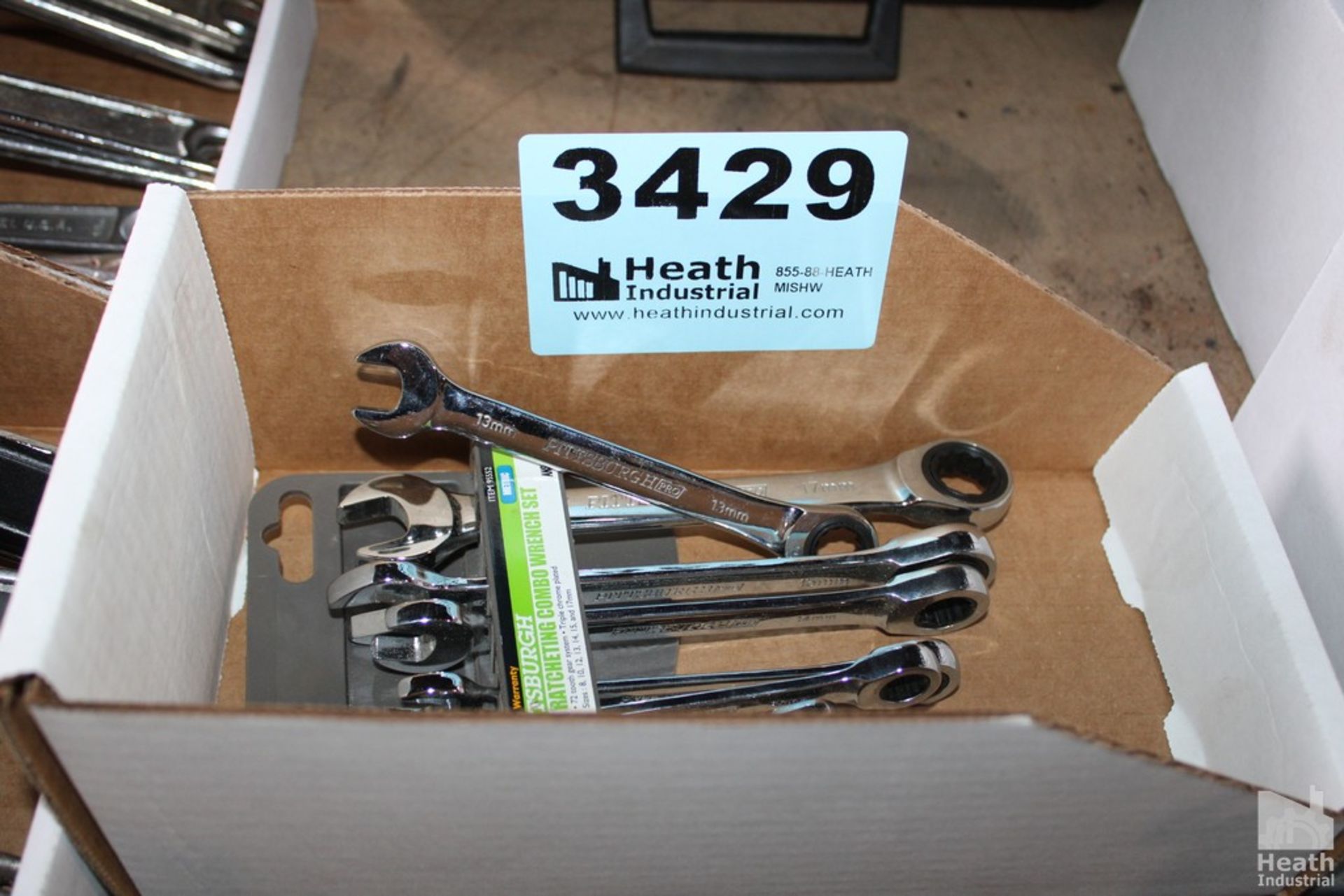 PITTSBURG SEVEN PIECE RATCHET WRENCH SET