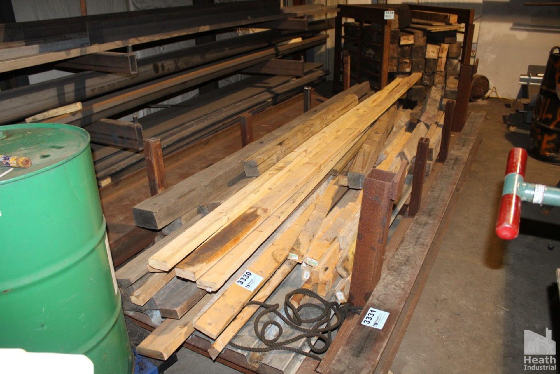 LARGE QTY LUMBER 2 X 4'S, 4 X 4'S, ETC - Image 2 of 2