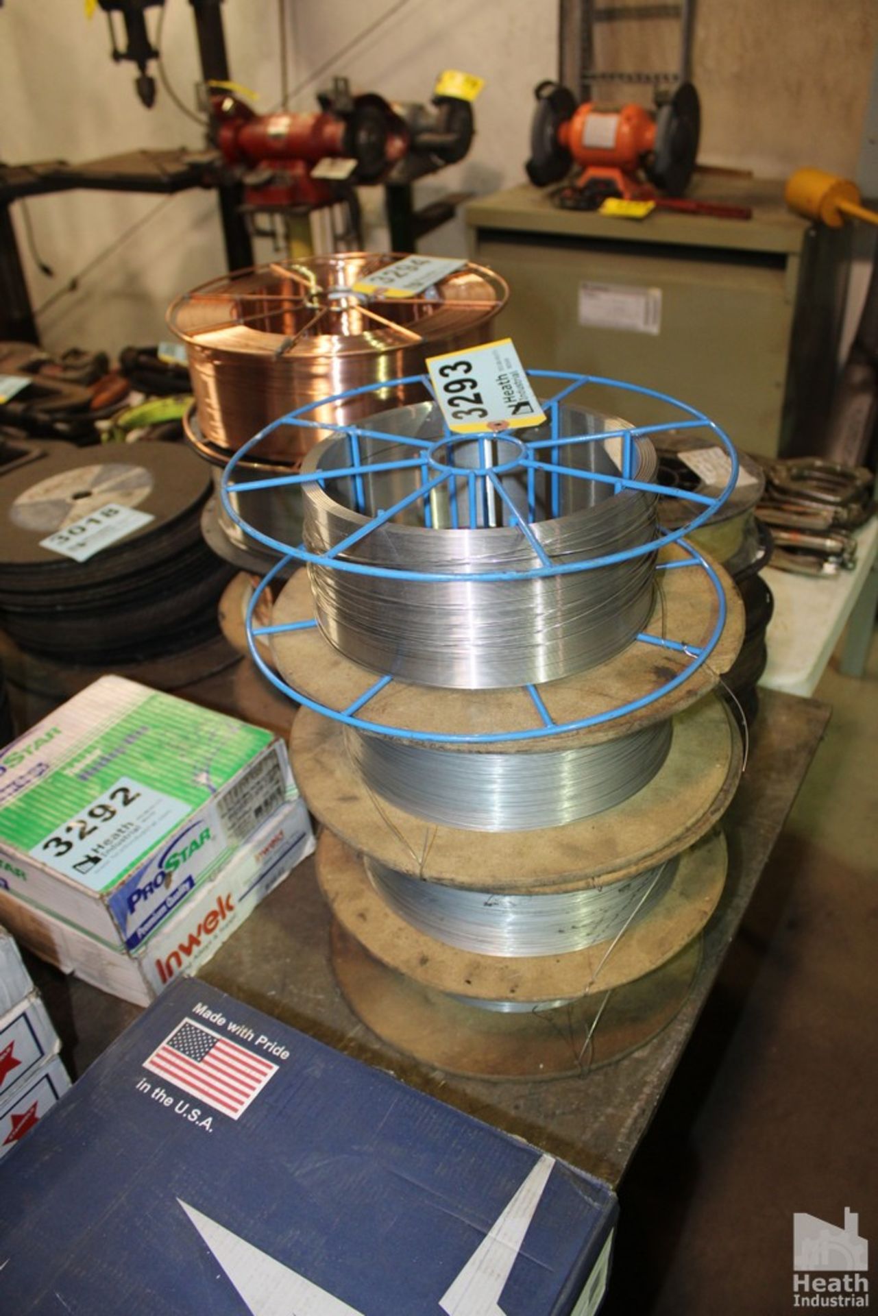 (4) ROLLS OF WELDING WIRE