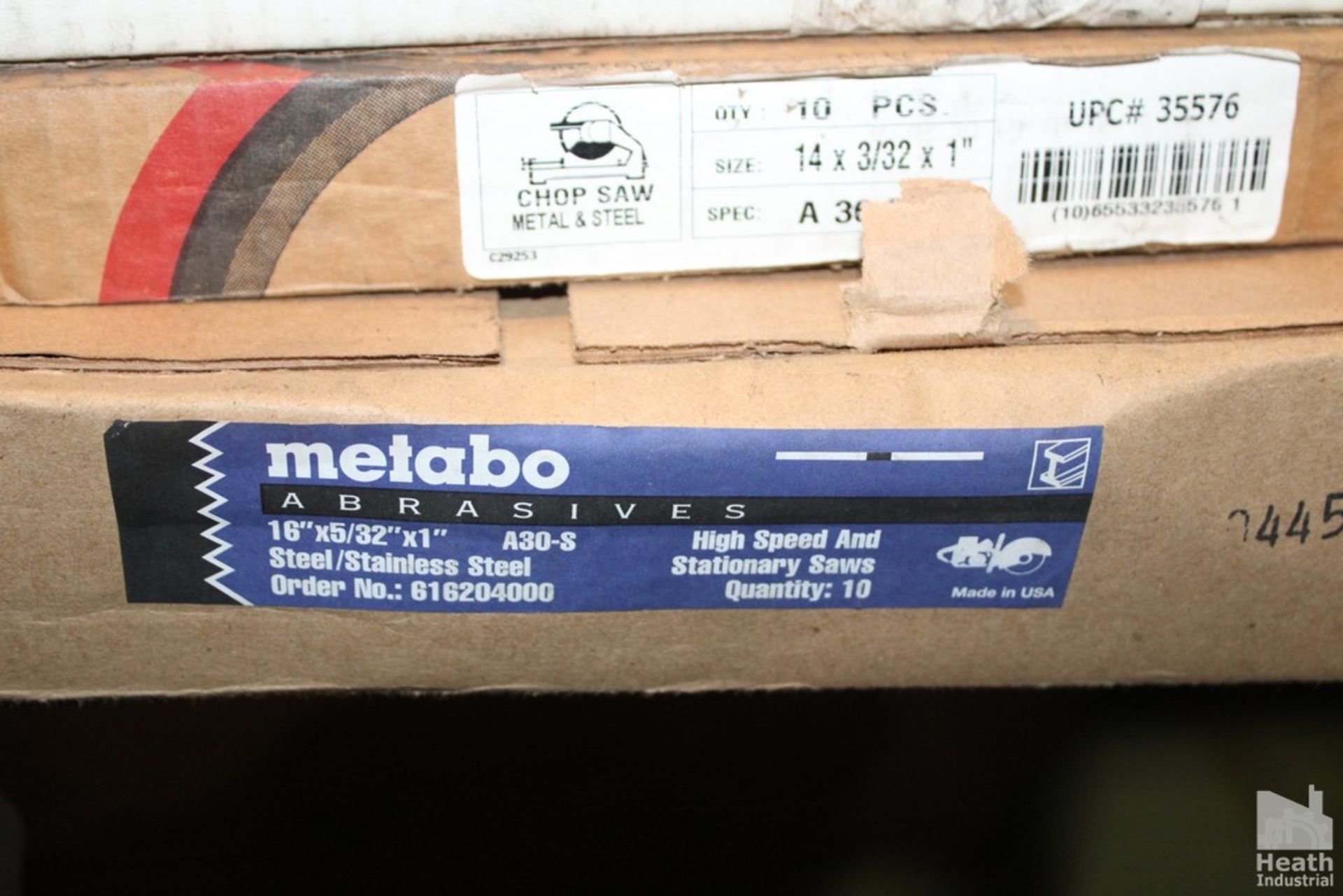 (8) METABO 16" X 5/32" X 1" CUT OFF WHEELS - Image 2 of 2