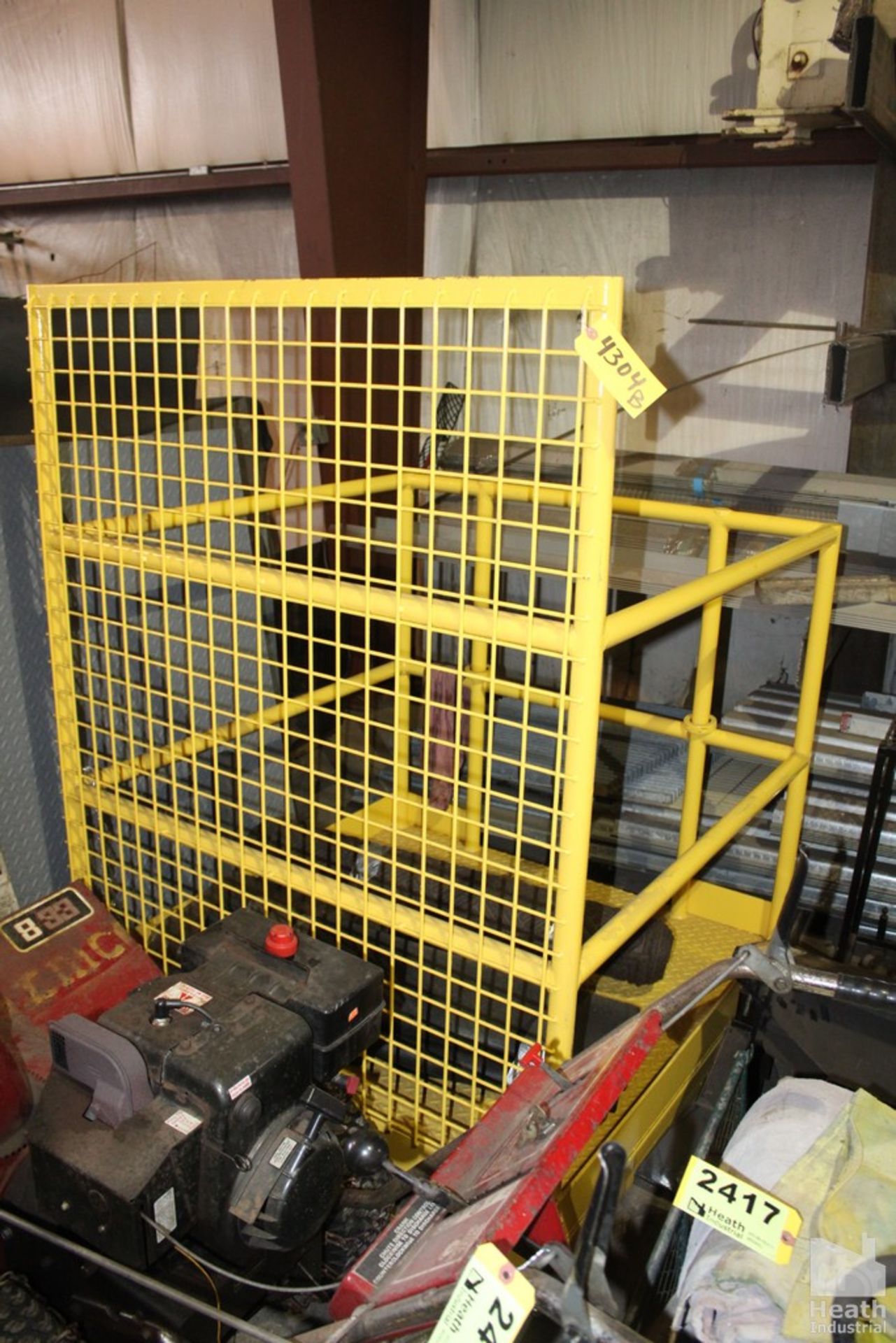 FORKLIFTABLE SAFETY CAGE 4' X 4' X 4'