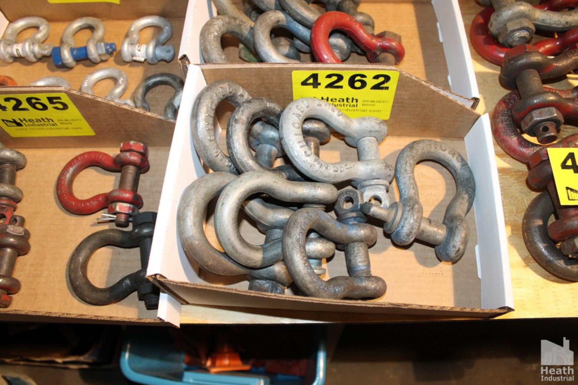 (7) SHACKLES APPROX. 5" X 3-1/2"