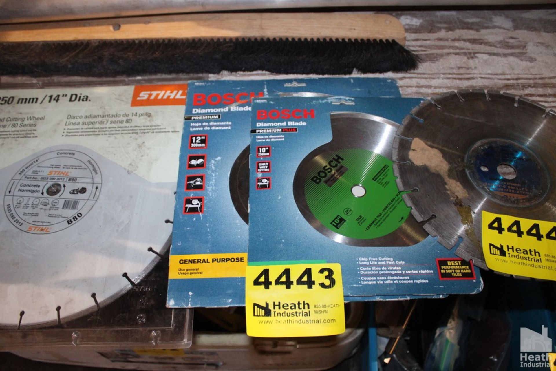 (2) BOSCH 12" DIAMOND BLADES