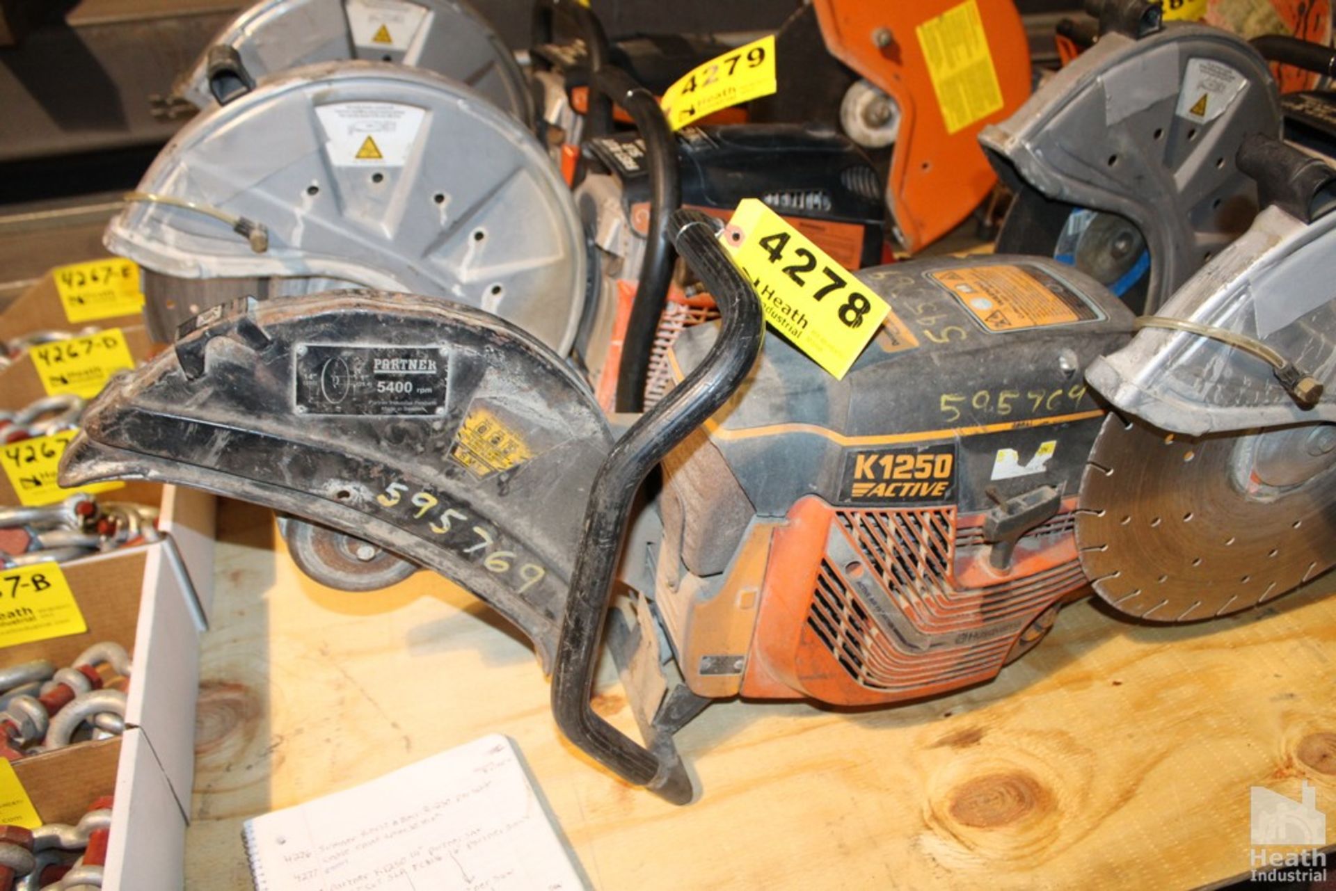 PARTNER MODEL K1250 14" CONCRETE SAW