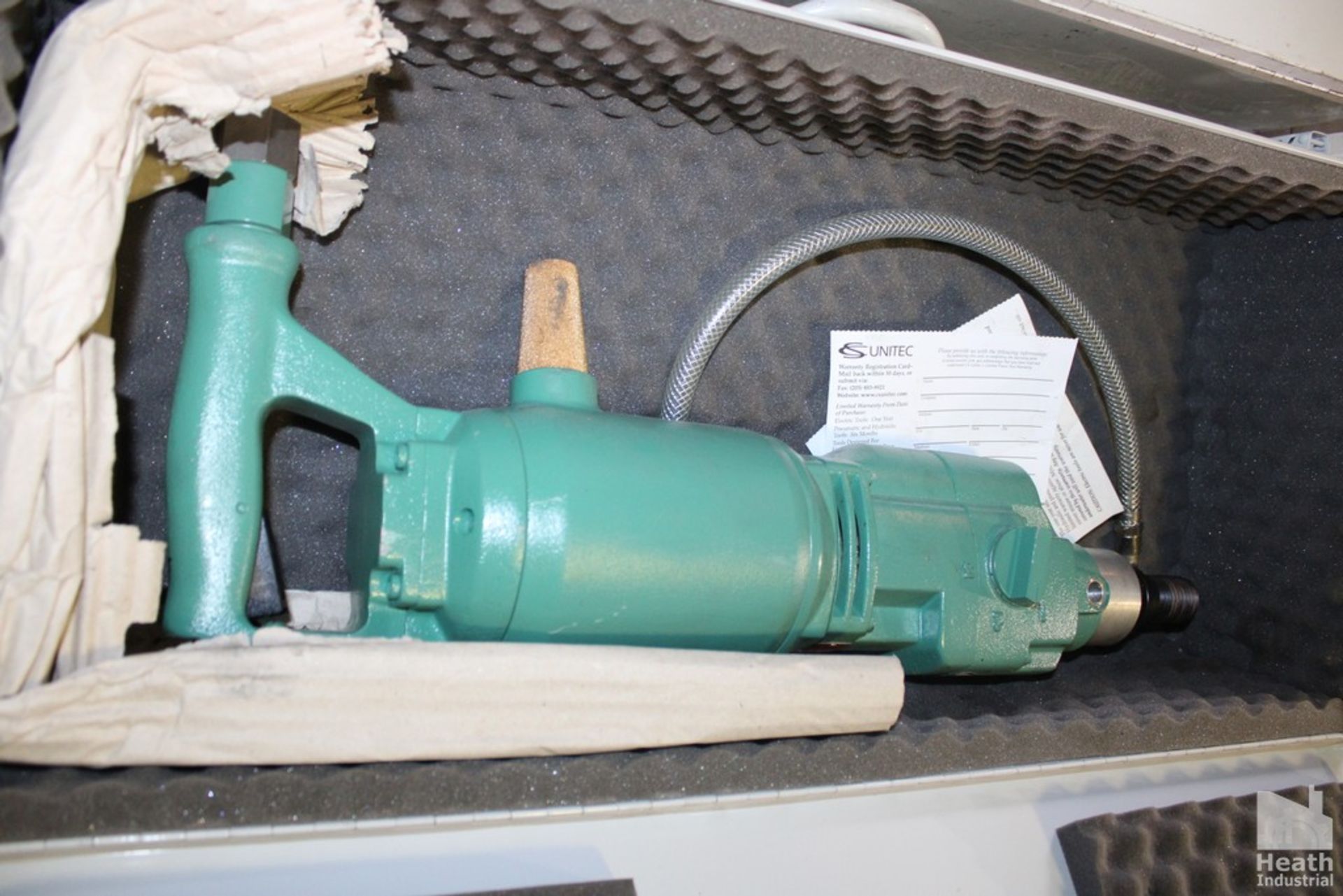 SPITZNAS MODEL 21335 10 PNEUMATIC CORE DRILL WITH CASE - Bild 2 aus 3