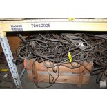LARGE QTY LIFTING CABLE IN CRATE