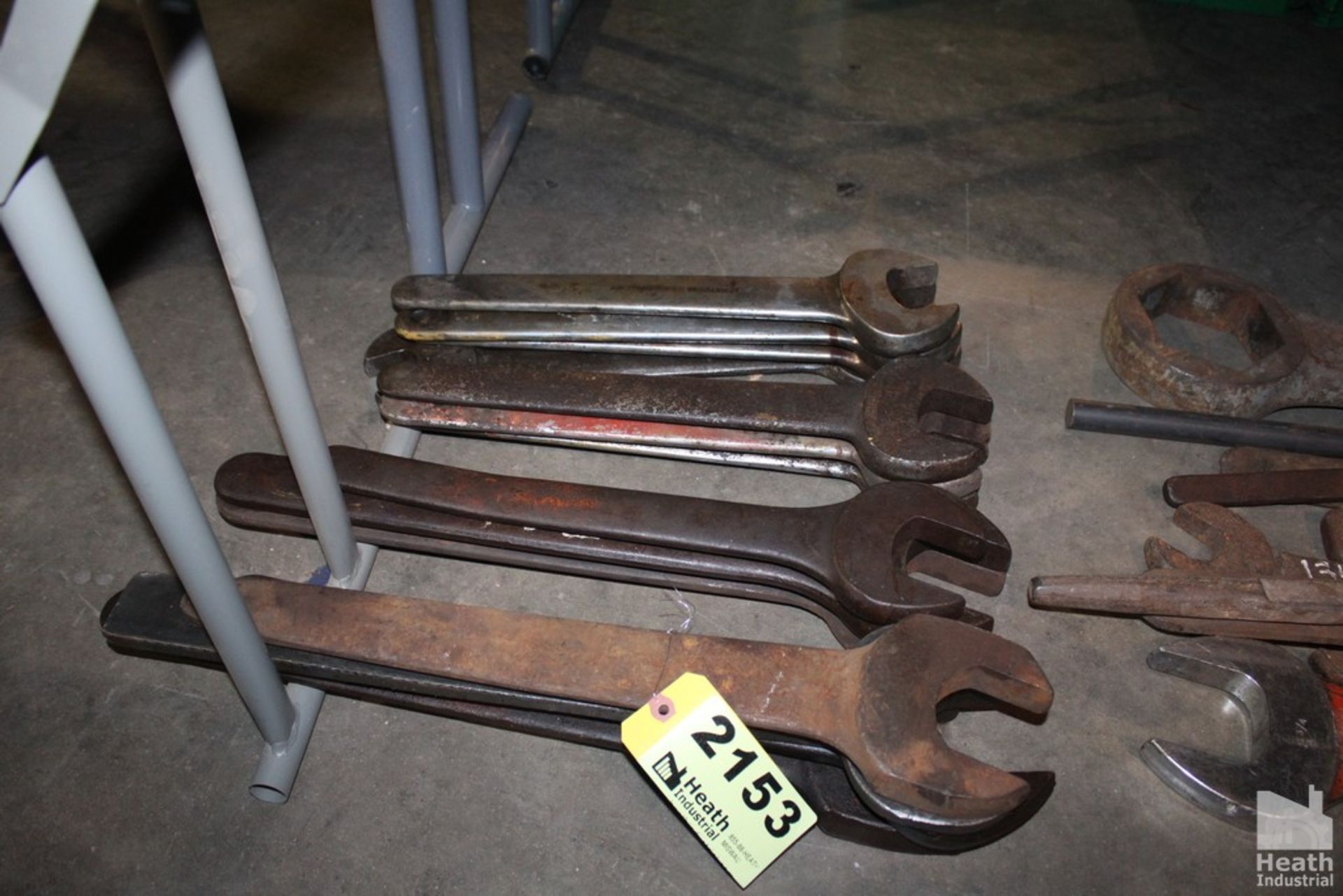 (14) LARGE MACHINE WRENCHES