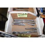 1/2" DRIVE RATCHET AND SIX EXTENSIONS