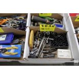 ASSORTED SOCKETS AND TOOLS IN BOX