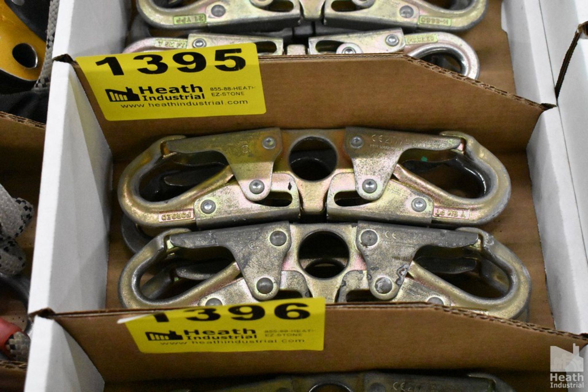 (3) LARGE CARABINERS IN BOX