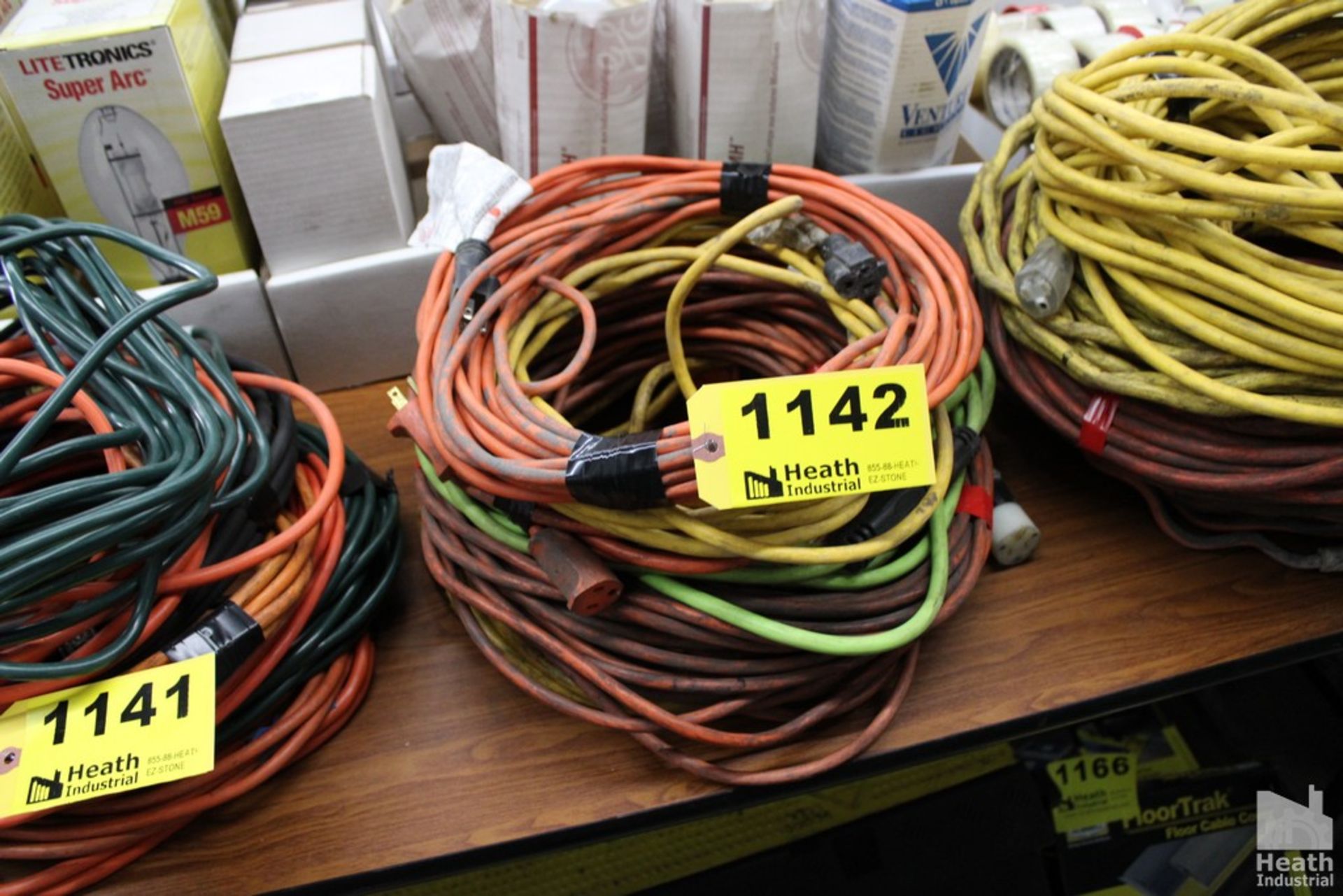 (7) ASSORTED ELECTRICAL EXTENSION CORDS