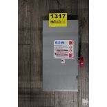 EATON HEAVY DUTY SAFETY SWITCH, MODEL DH362FGK, 60AMP