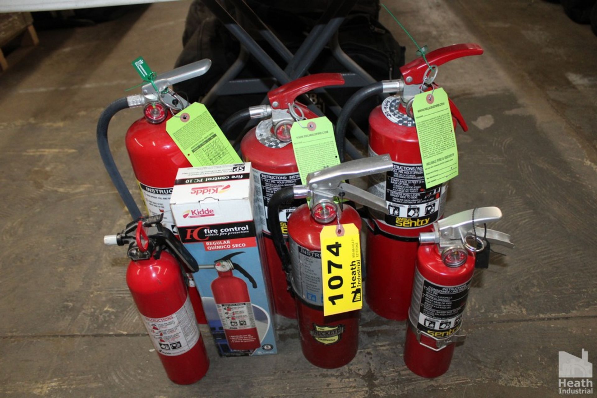 (7) ASSORTED FIRE EXTINGUISHERS