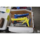 ASSORTED CAULK GUNS IN BOX