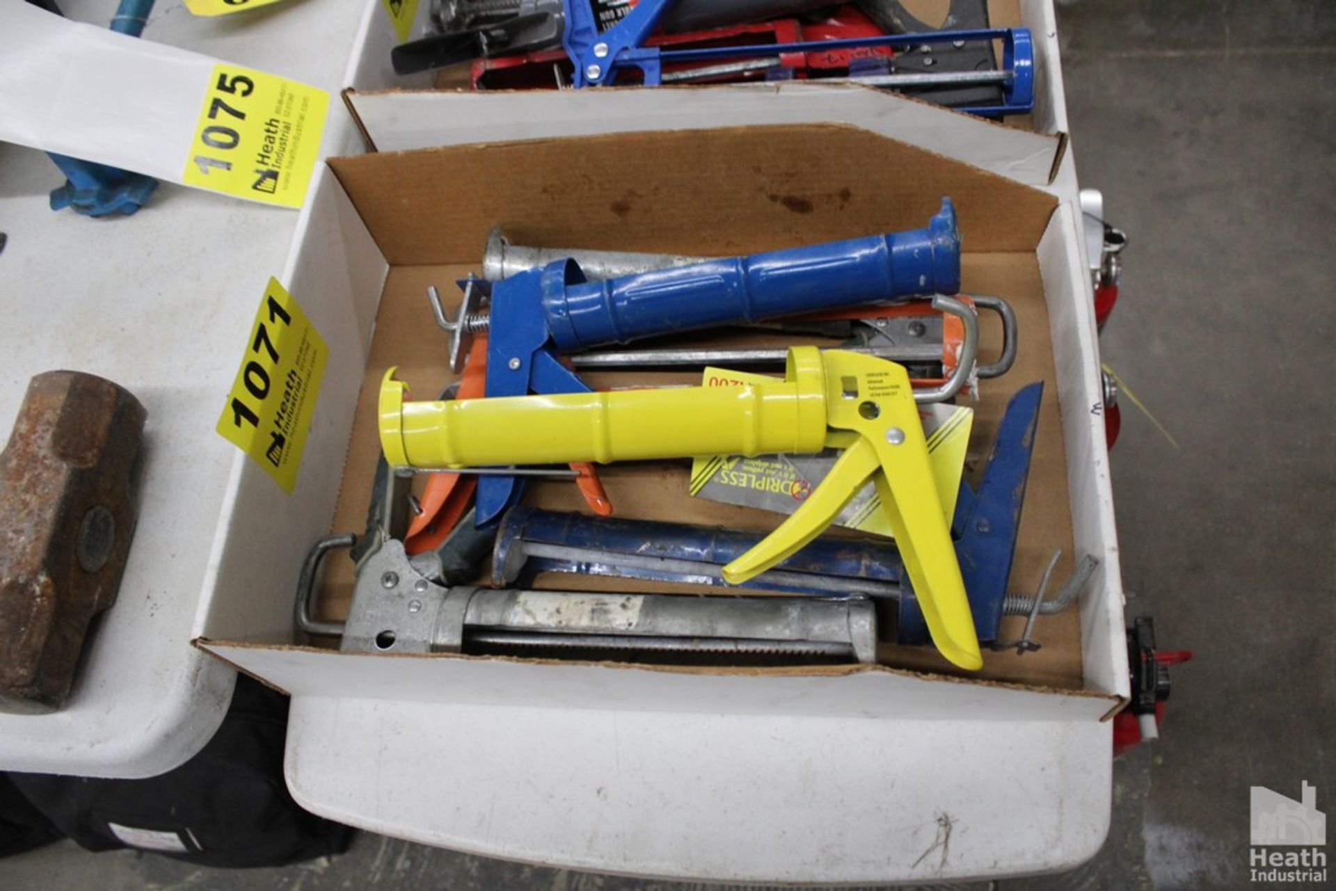 ASSORTED CAULK GUNS IN BOX