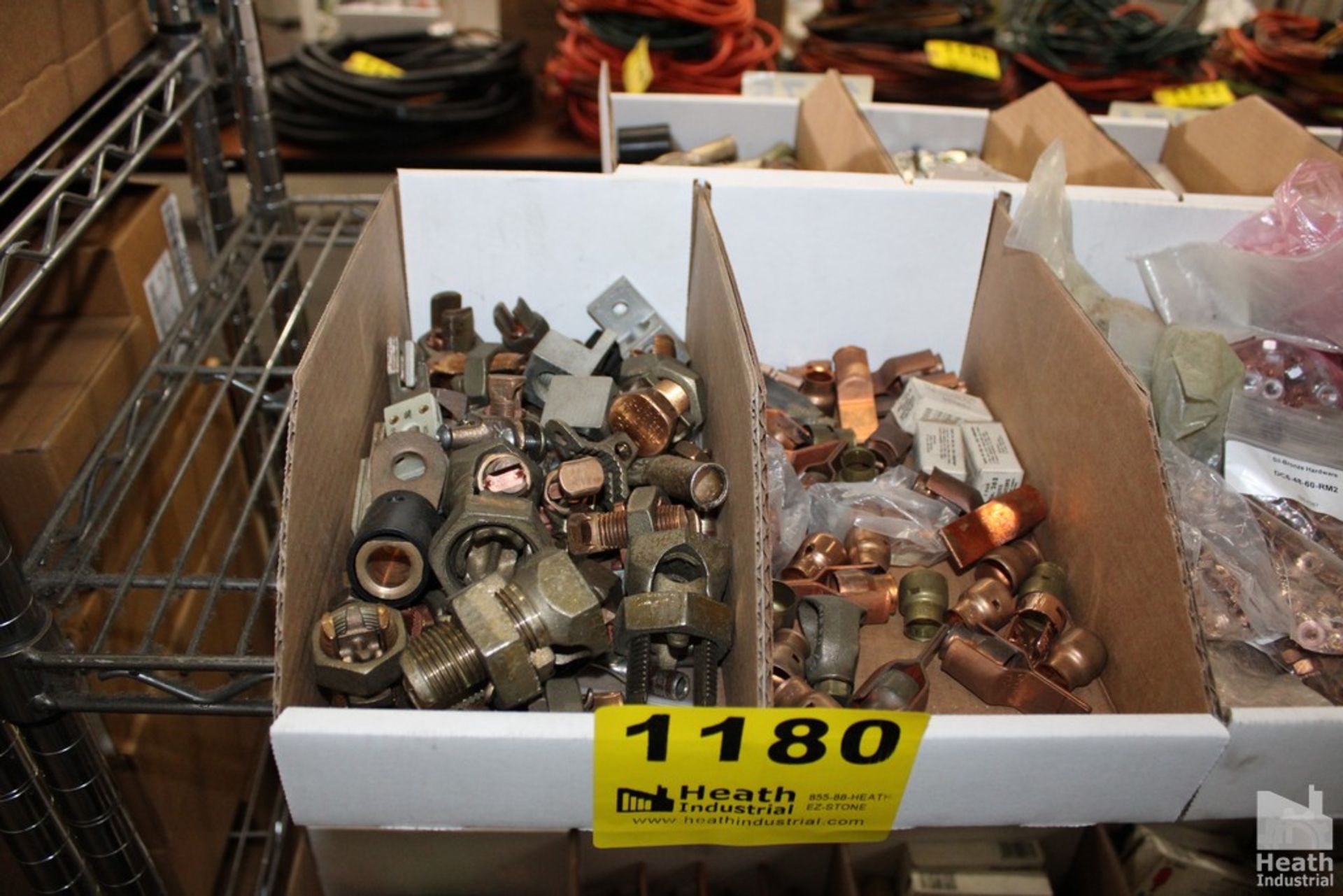 (2) BOXES OF COPPER AND BRASS FITTINGS