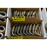 (3) LARGE CARABINERS IN BOX