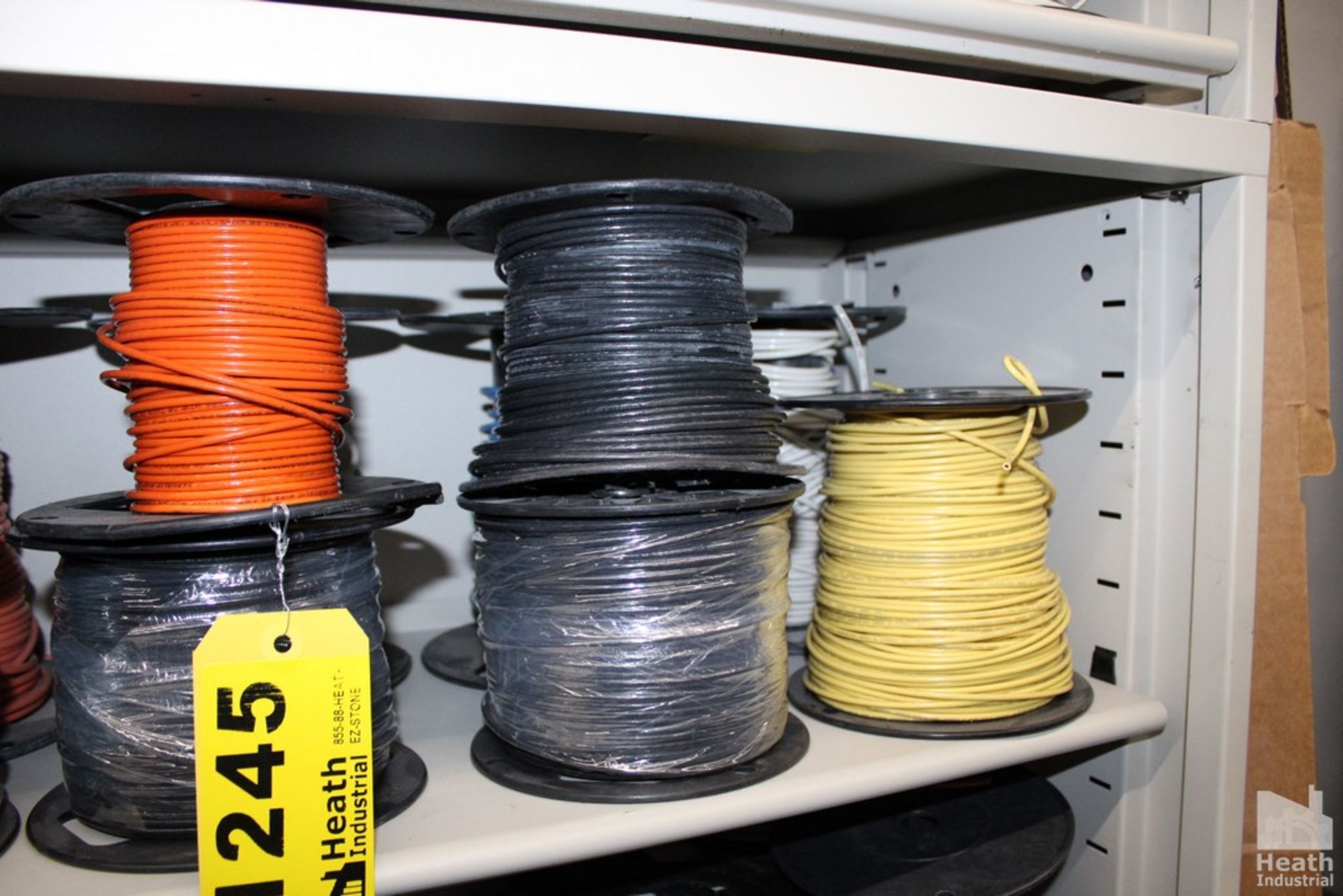 (15) ASSORTED SPOOLS OF WIRE ON SHELF - Image 3 of 3
