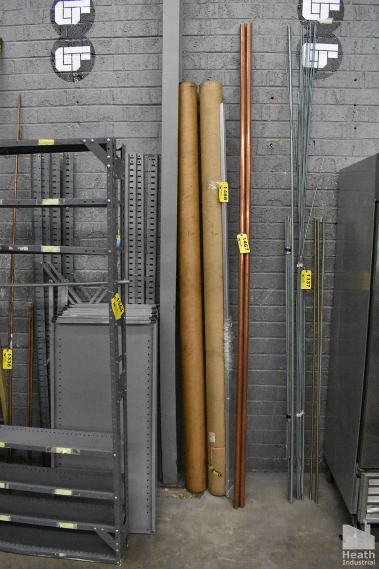 (2) 10FT COPPER PIPES, 1"