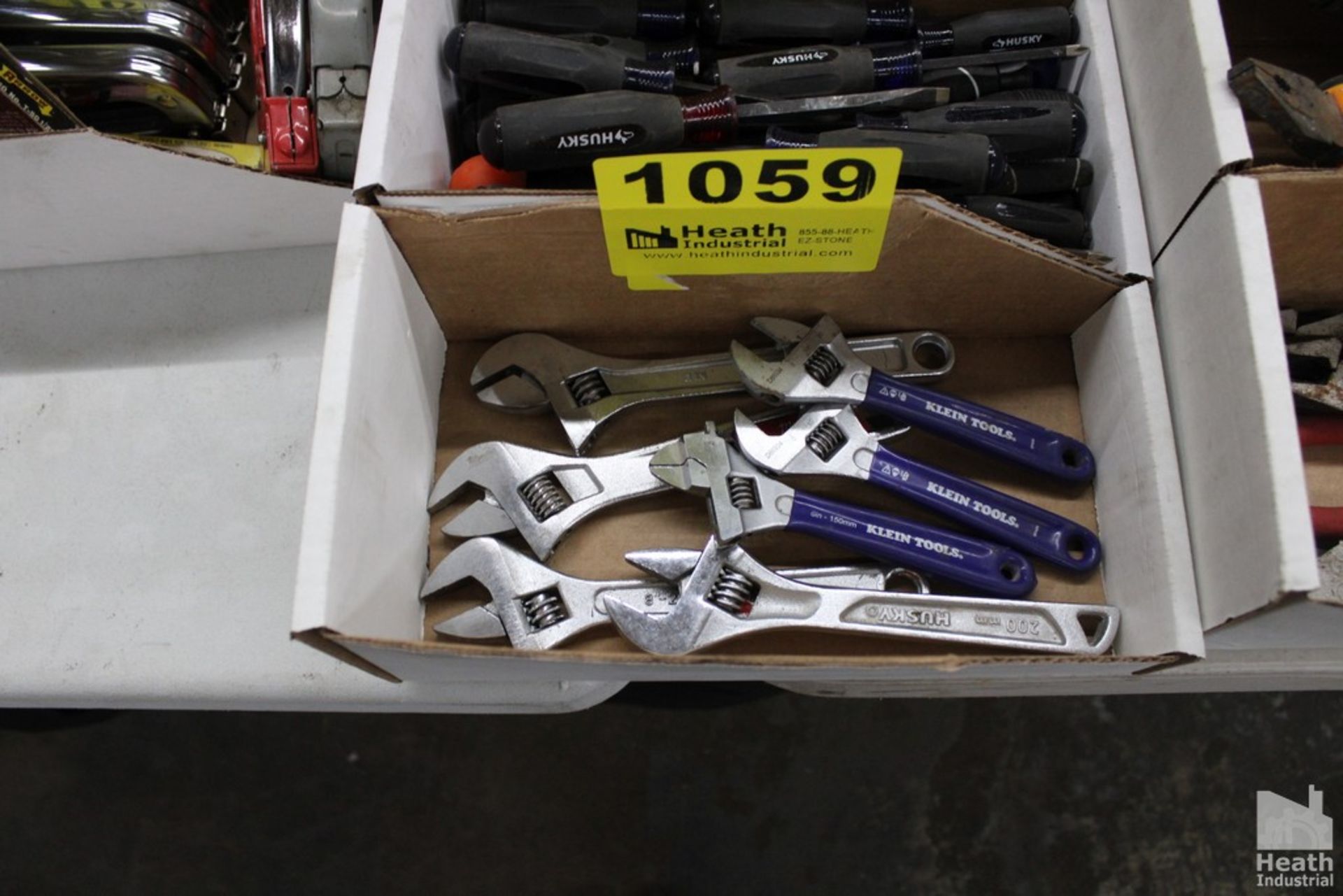 (7) ADJUSTABLE WRENCHES