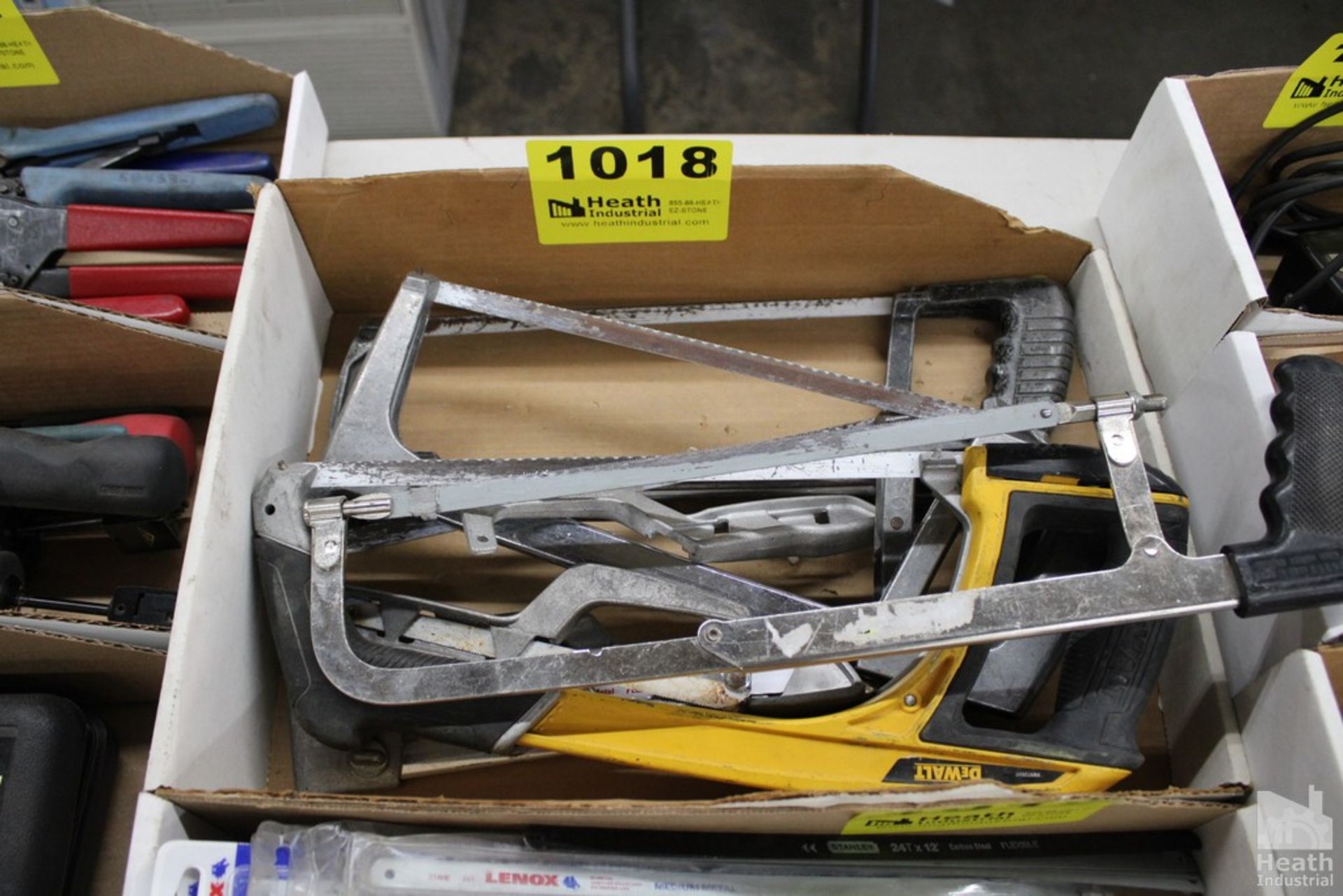 ASSORTED HACKSAWS IN BOX