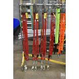 (2) FALLTECH SHOCK ABSORBING LANYARD, 2 LEGS