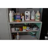 (3) SHELVES OF ASSORTED PAINT AND SUPPLIES