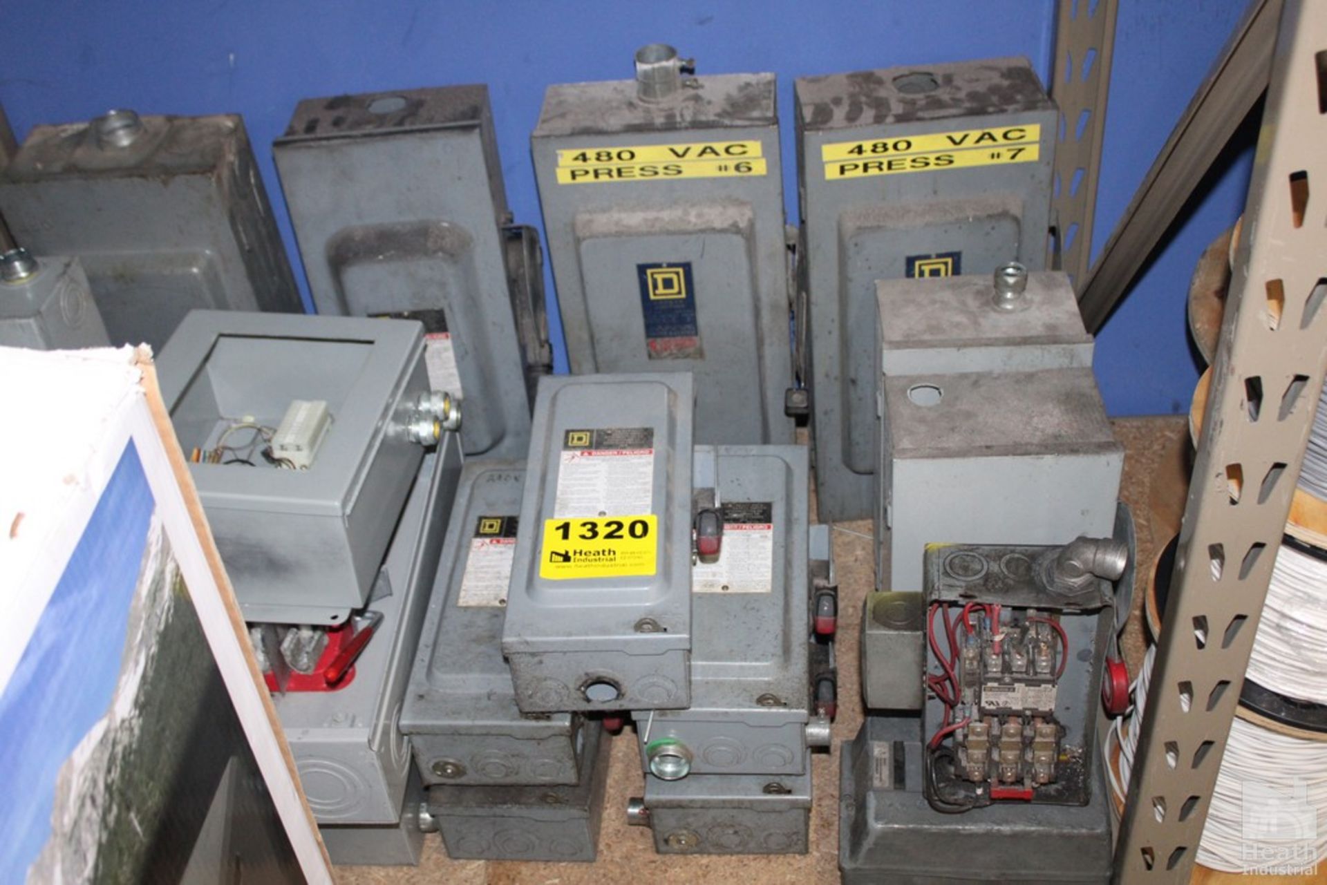 LARGE QUANTITY OF ELECTRIC CIRCUIT BOXES, SAFETY SWITCHES, ETC. - Image 2 of 3