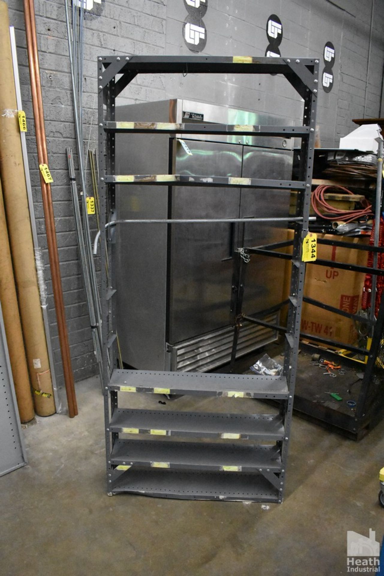 WIRE STORAGE SHELVING UNIT, 36" X 8" X 70" - Image 2 of 2