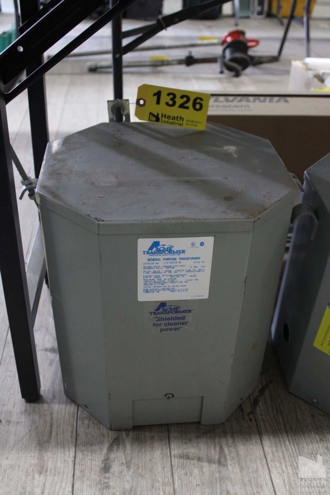 ACME GENERAL PURPOSE TRANSFORMER, CAT NO. T-2-53518-3S, STYLE-SR, PRIMARY VOLTS 240X48, SECONDARY