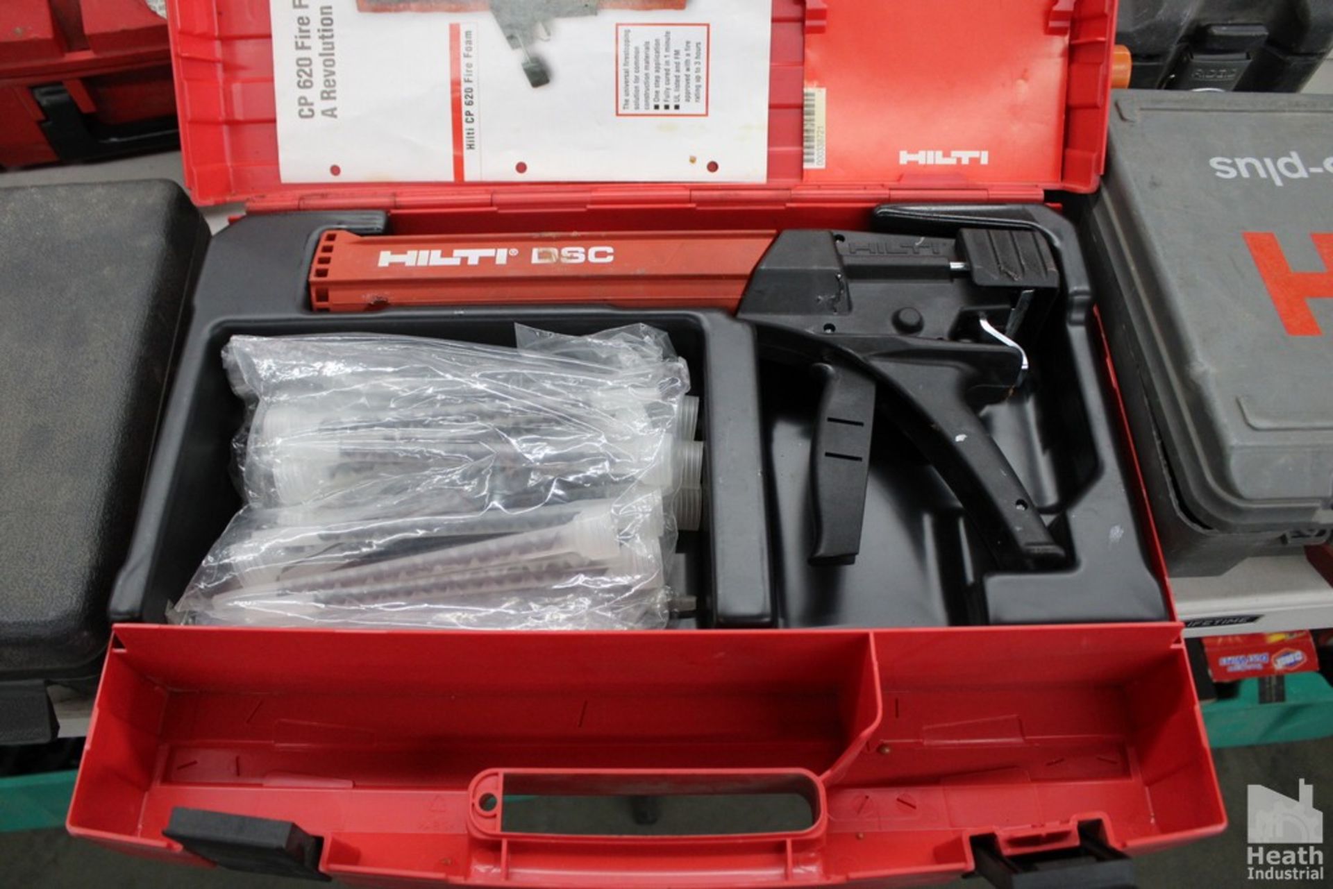 HILTI DSC FIRESTOP AND FIRE PROTECTION DISPENSER, WITH CASE