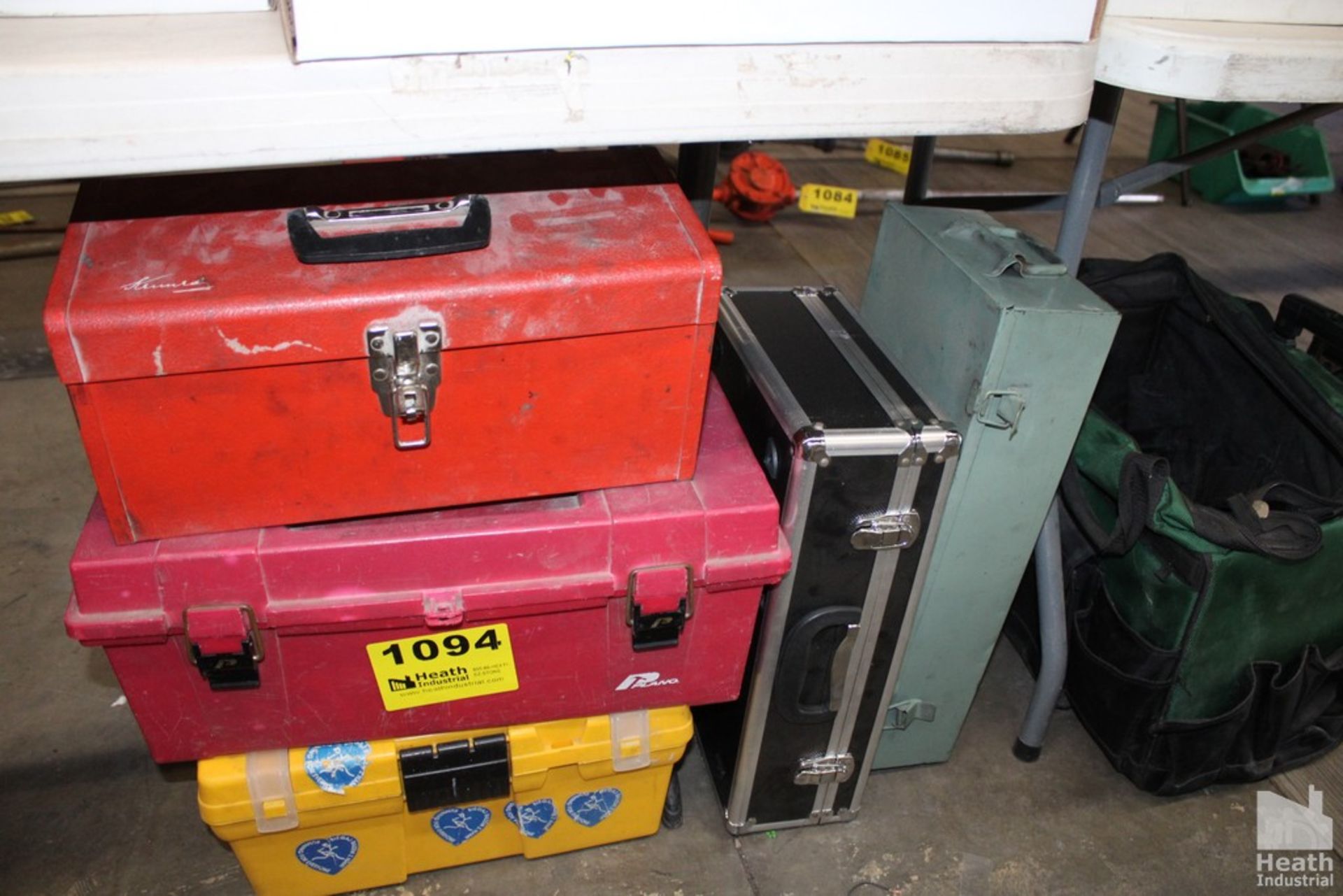 (5) ASSORTED HARD SHELL TOOL BOXES