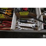 (5) ADJUSTABLE WRENCHES IN BOX
