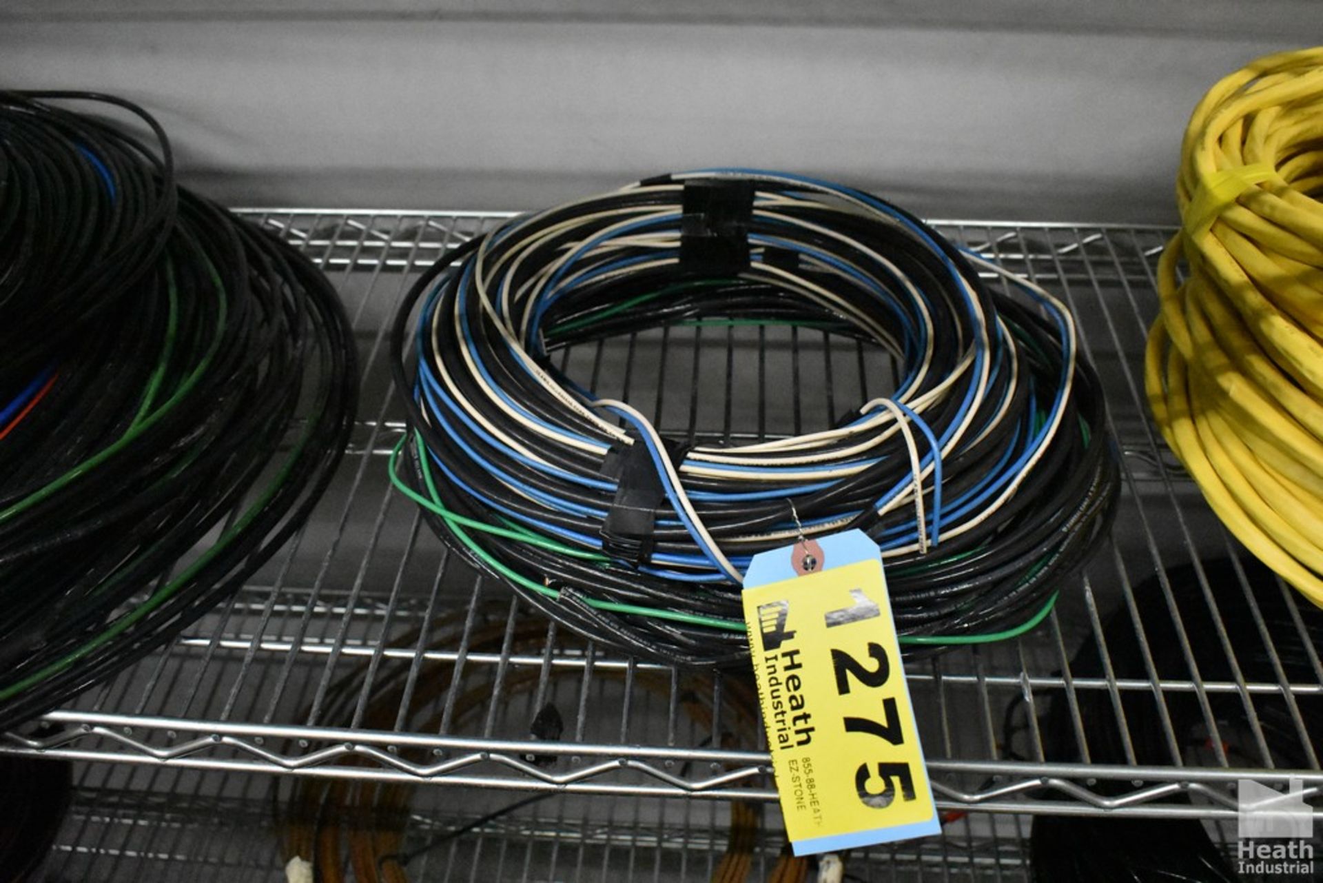 LARGE QUANTITY OF COPPER WIRE ON SHELF