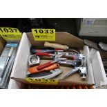 STAPLE GUN AND UTILITY KNIVES IN BOX