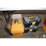 (4) ASSORTED HARD SHELL TOOL BOXES