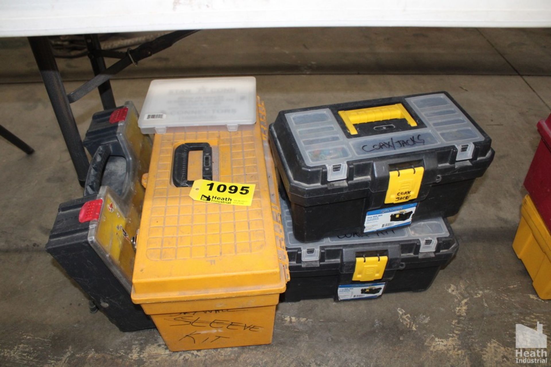 (4) ASSORTED HARD SHELL TOOL BOXES