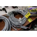 (8) ASSORTED SHORT STRANDS OF METAL CLAD CABLE