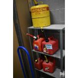 (5) ASSORTED GAS CANS
