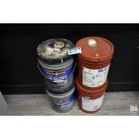(4) 5-GAL BUCKETS OF TRANMISSION AND VELOCITE OIL